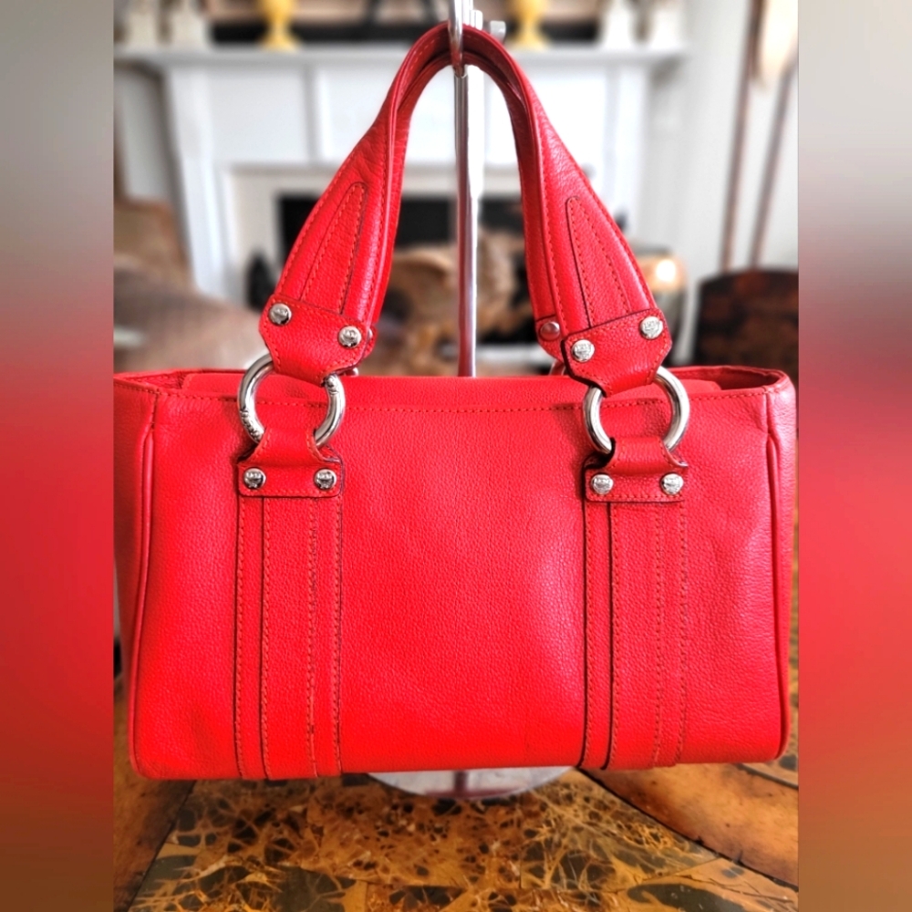MCM Red Leather Women's Bag - Picture 2 of 8